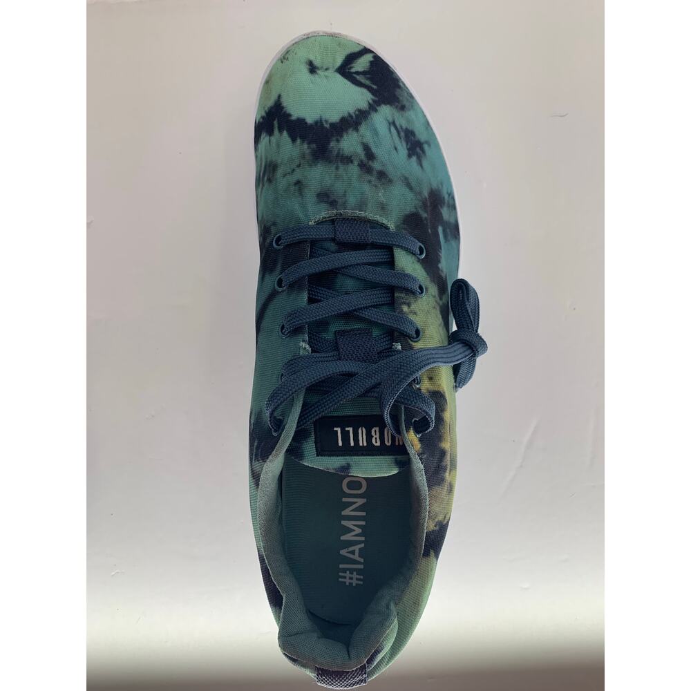NoBull Blue Tie-Dye Canvas Trainer Shoes - Picture 5 of 15
